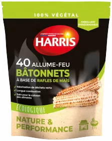 Harris - Cube allume feu nature et perf 2 + 1 gratuit (40 pièces